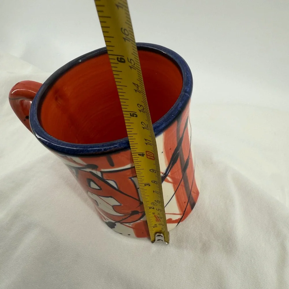 Auburn Tigers AU Coffee Mug Orange Blue White 16oz Art Artsy Drinkware War Eagle